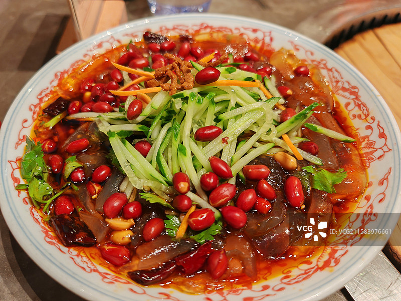 凉菜 东北大拉皮图片素材