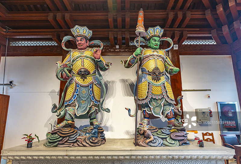 杭州香积寺四大金刚像图片素材