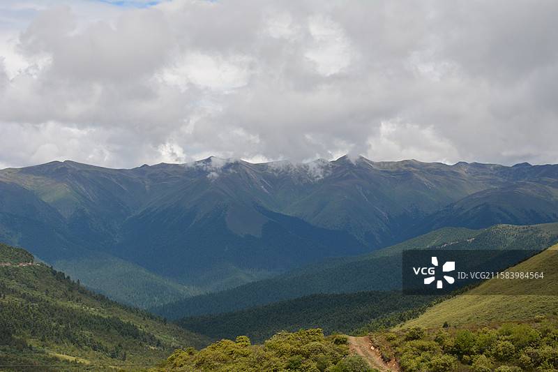 川藏线骑行第十八天（林芝巴宜 鲁朗林海、色季拉山、南迦巴瓦峰）图片素材