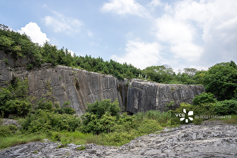 南京阳山碑材景区碑座图片素材