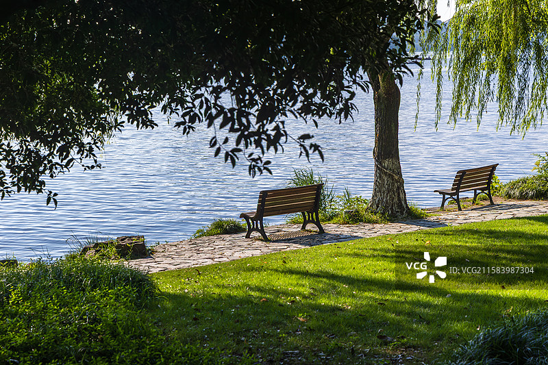 杭州苏堤一角图片素材