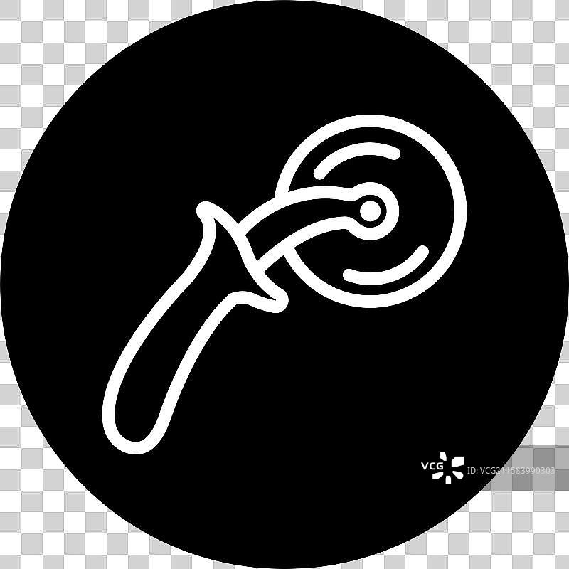 比萨刀图标设计图片素材