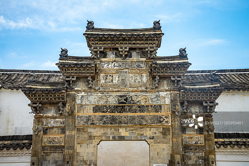 中国浙江省衢州市吴氏宗祠图片素材