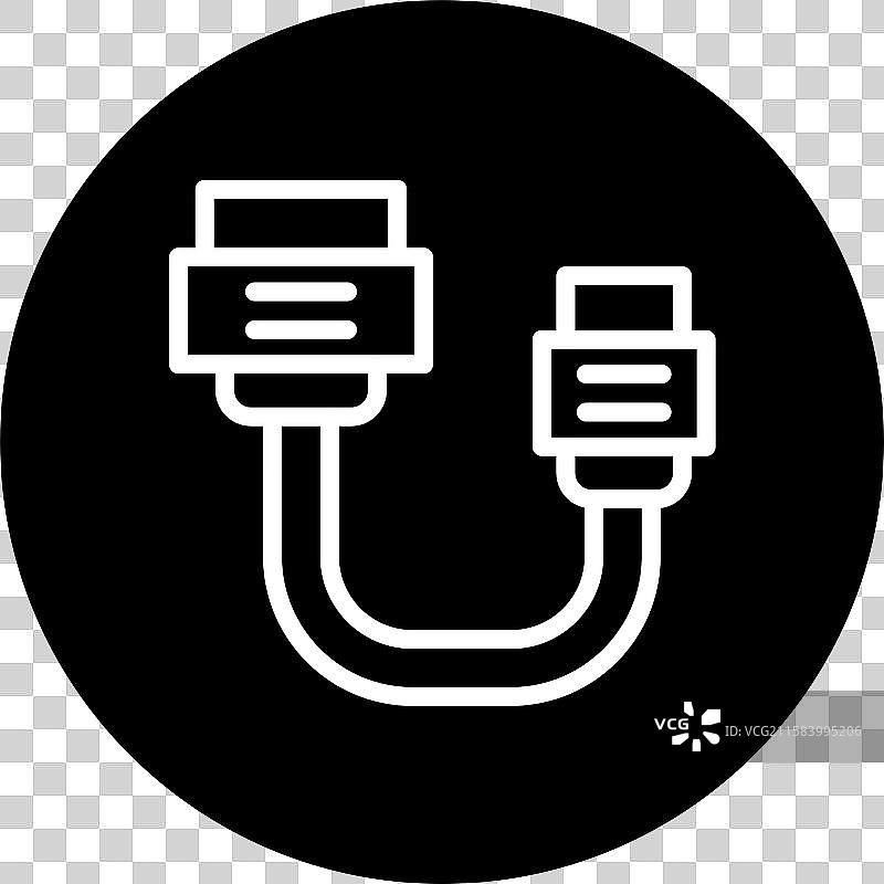 SATA 数据线图标设计图片素材