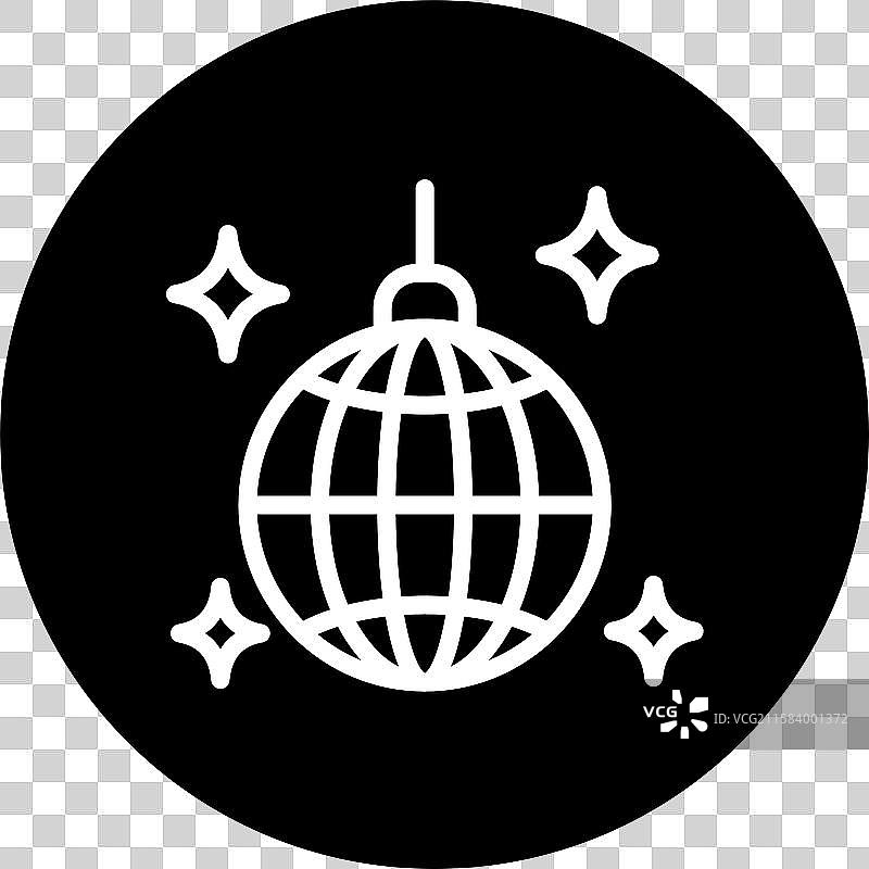 迪斯科球图标设计图片素材