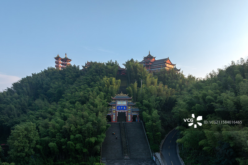 宜宾蜀南竹海龙吟寺图片素材