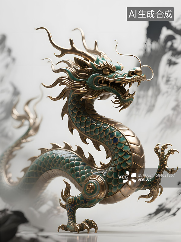 【AI数字艺术】十二生肖龙图片素材