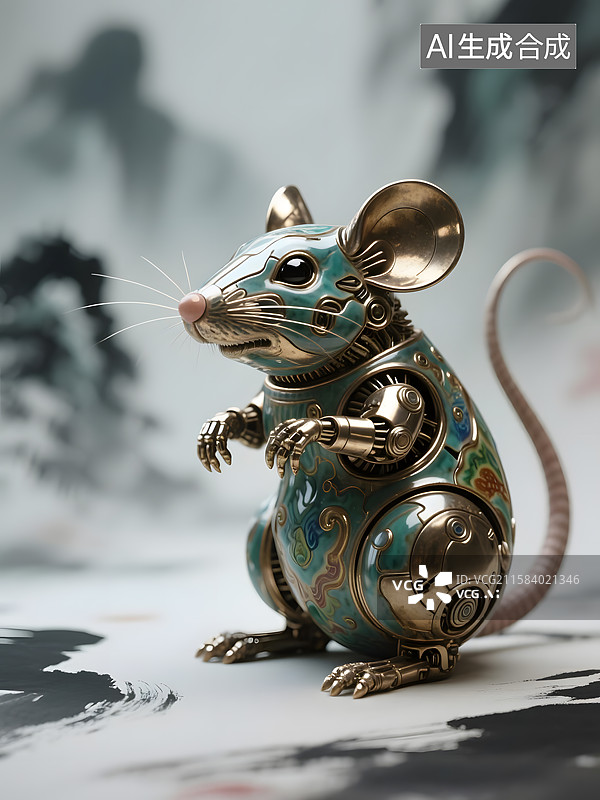 【AI数字艺术】十二生肖鼠图片素材