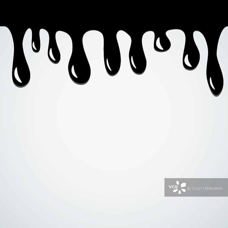黑色机油液体滴落融化的水滴图片素材