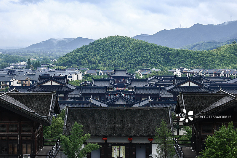 湖州长兴第一座皇家茶厂大唐贡茶院图片素材