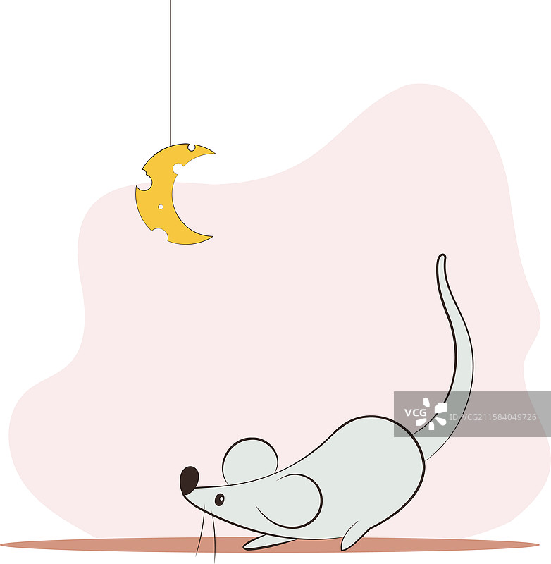 可爱的卡通老鼠图片素材