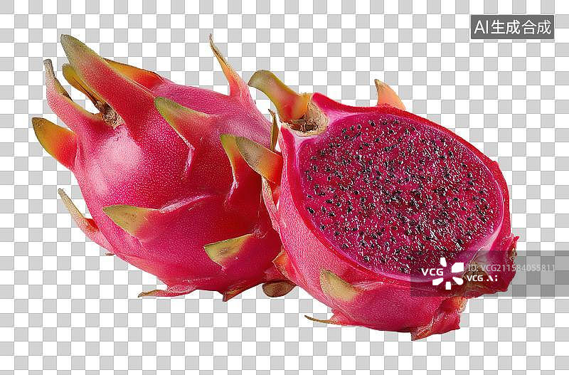 【AI数字艺术】红心火龙果图片素材
