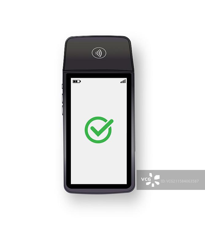 3D真实感NFC支付终端信用卡图片素材