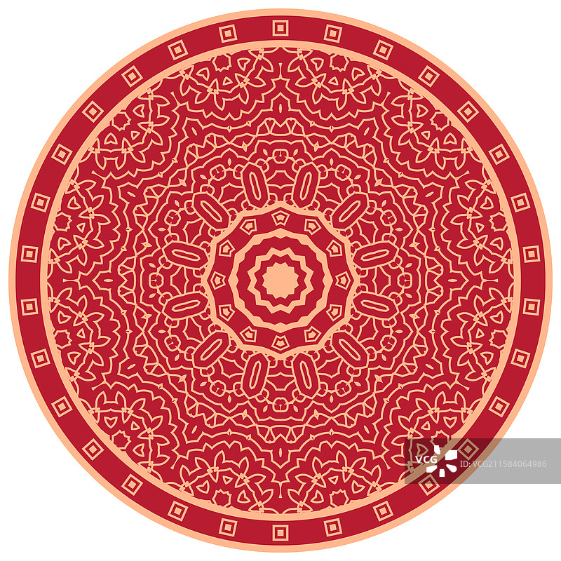 东方几何中的日本图案图片素材