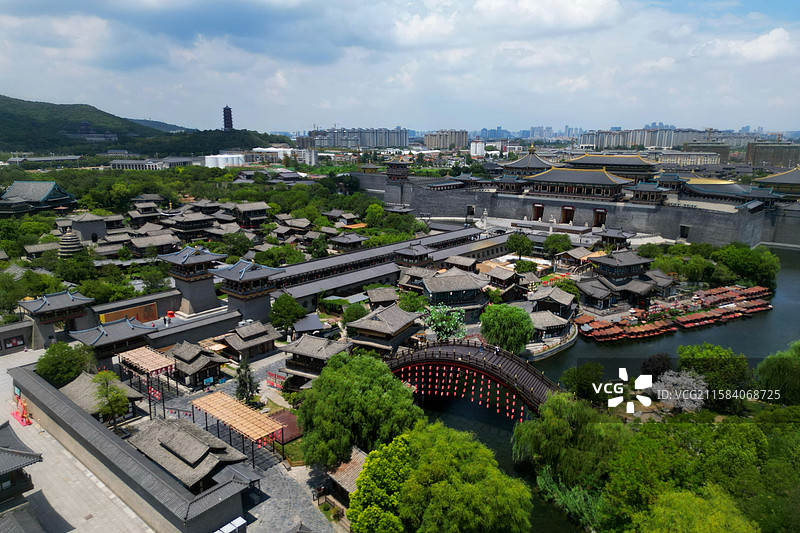 襄阳唐城影视基地图片素材