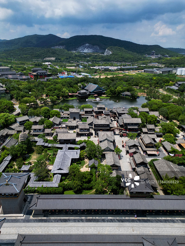 襄阳唐城影视基地图片素材