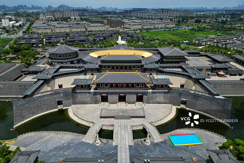 襄阳唐城影视基地图片素材