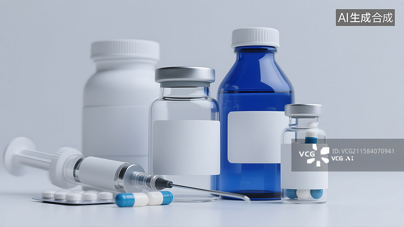 【AI数字艺术】药品关爱生活图片素材