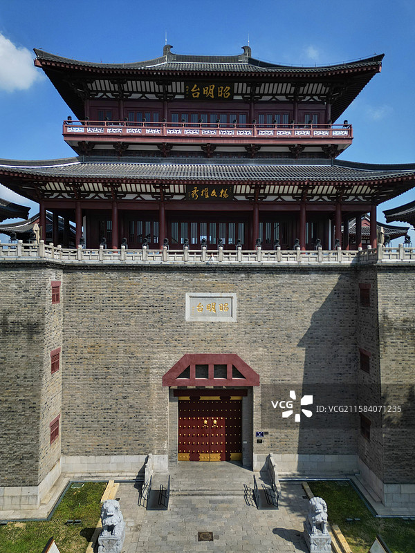 襄阳昭明台图片素材