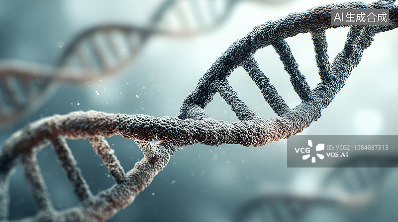 【AI数字艺术】基因螺旋科技与未来医疗图片素材