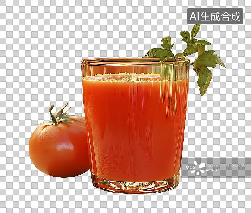 【AI数字艺术】番茄汁 饮料果汁图片素材