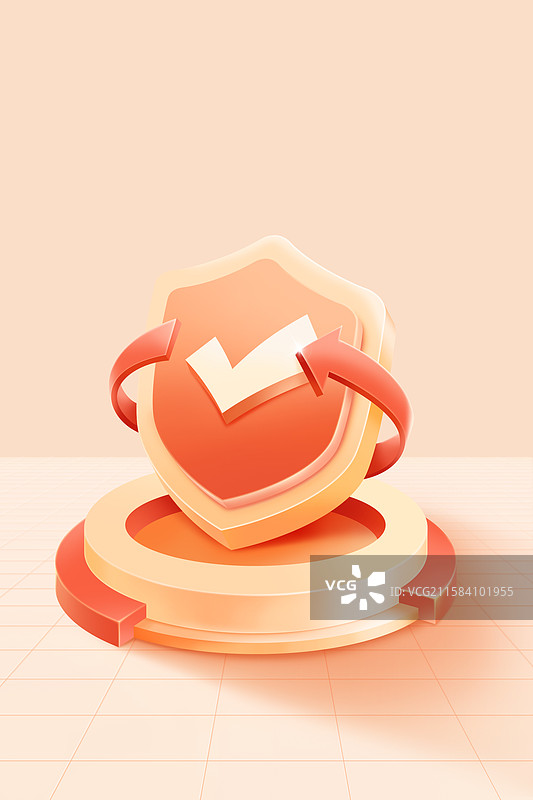 金融保险理财盾牌保护互联网数据上升箭头图片素材