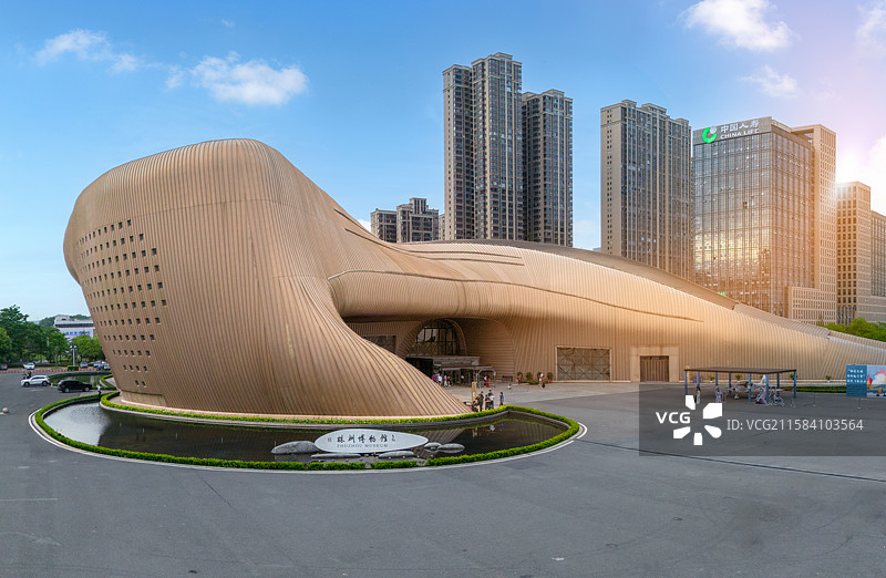 航拍株洲博物馆图片素材