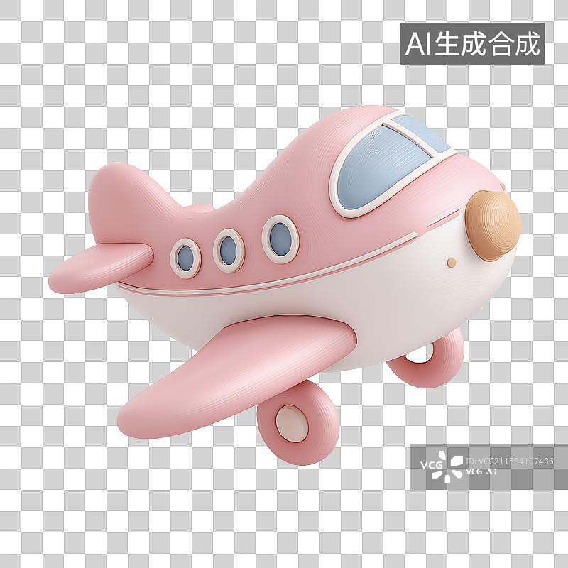 【AI数字艺术】一架小型玩具飞机图片素材