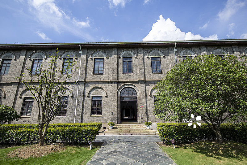 湖北省武汉革命博物馆毛泽东同志主办的中央农民运动讲习所旧址（武昌农讲所旧址纪念馆）：学生寝室图片素材