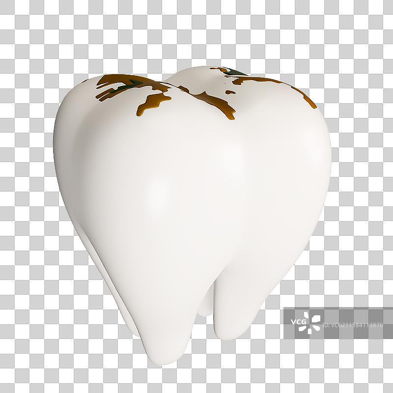 3D立体渲染元素牙齿保护医院牙医口腔智齿龋齿图片素材