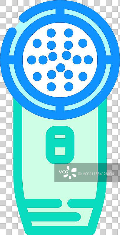 衣物护理用的布料剃刀颜色图标图片素材