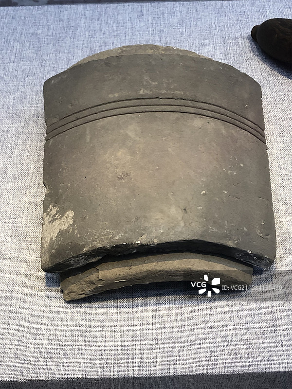 修京张铁路青龙桥用的瓦片-广州詹天佑故居图片素材