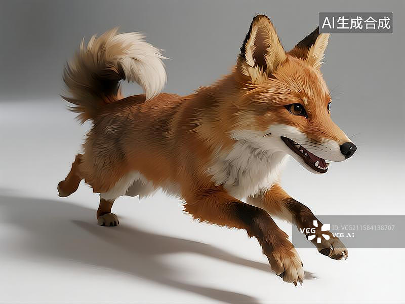 【AI数字艺术】卡通建模狗狗图片素材