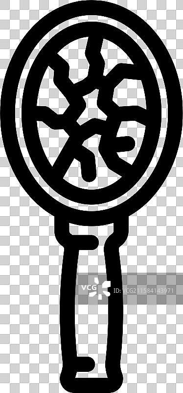 破碎镜子裂纹线条图标图片素材