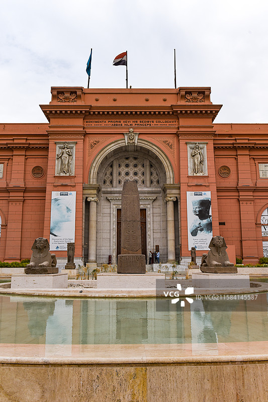 埃及国家博物馆正门图片素材