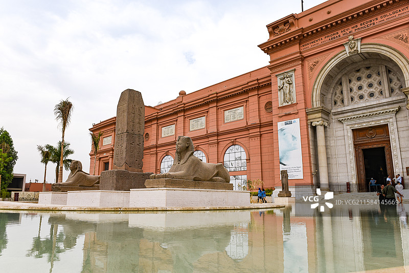 埃及国家博物馆正门图片素材
