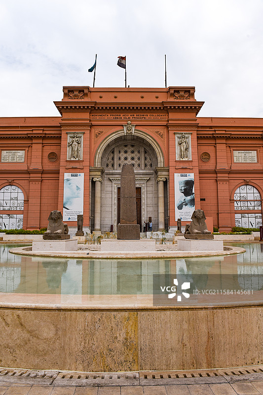 埃及国家博物馆正门图片素材