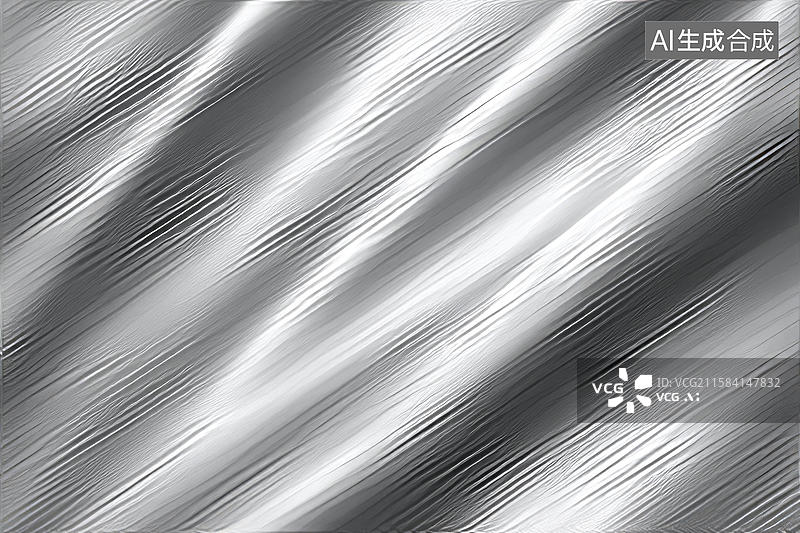 【AI数字艺术】抽象银色织物纹理背景图图片素材