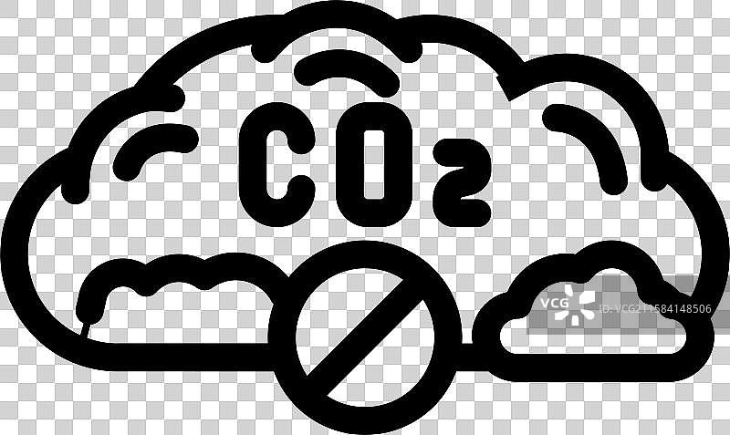 去除碳的线条图标图片素材