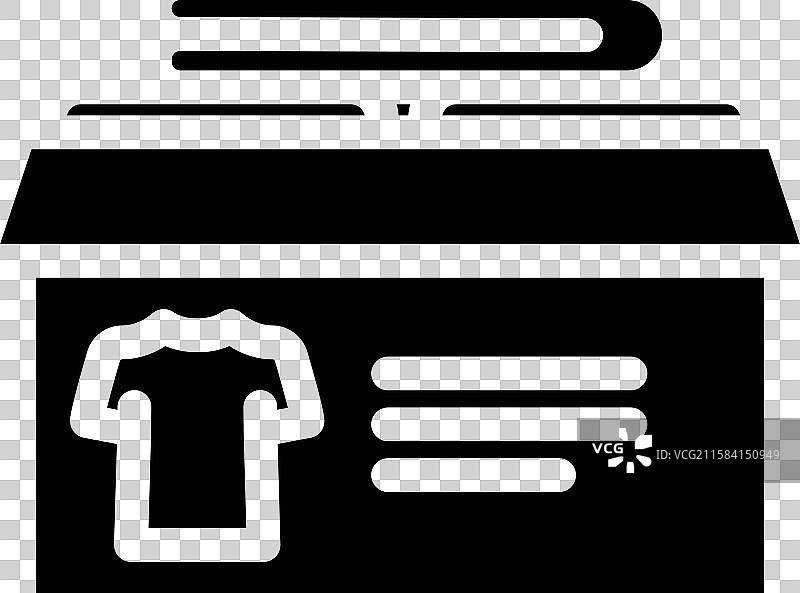 二手时尚驱动的服装图标图片素材