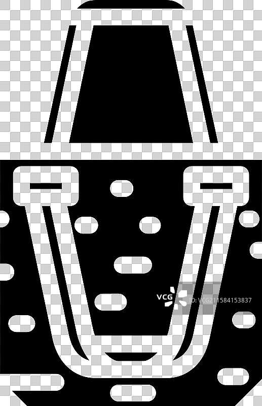 二手商店购物袋驱动的时尚图标图片素材