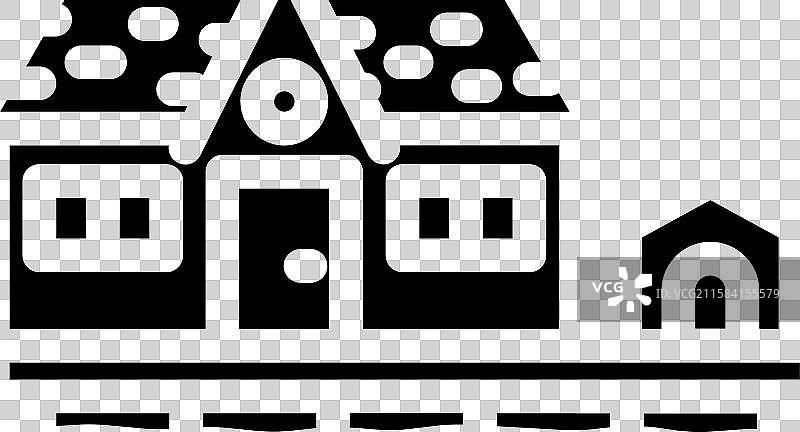 狗屋移动房屋图标图片素材