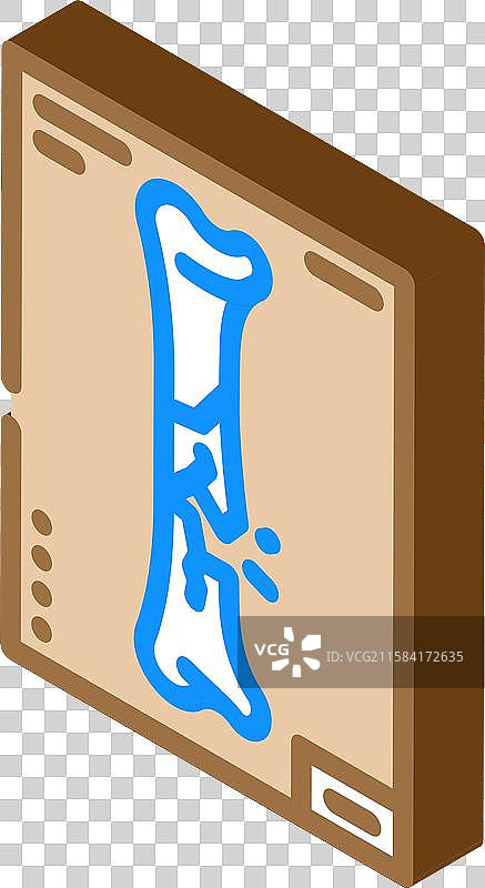 骨折的X光图标图片素材