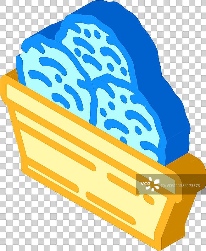 羊毛干燥球衣物护理等距图标图片素材