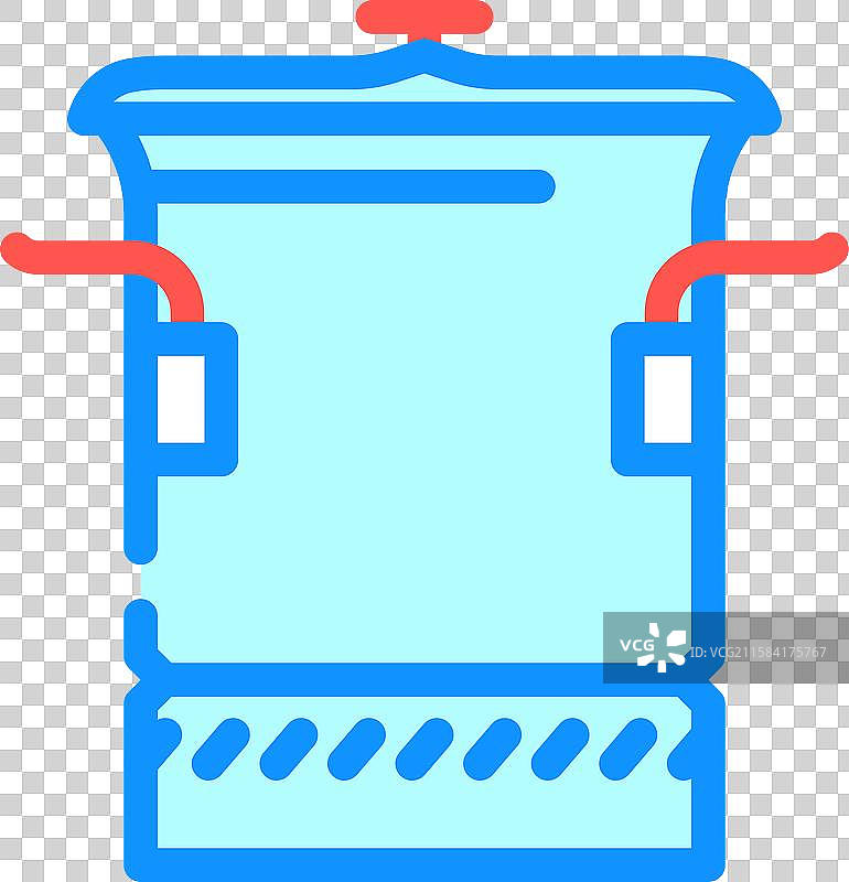 钛合金超轻炊具彩色图标图片素材