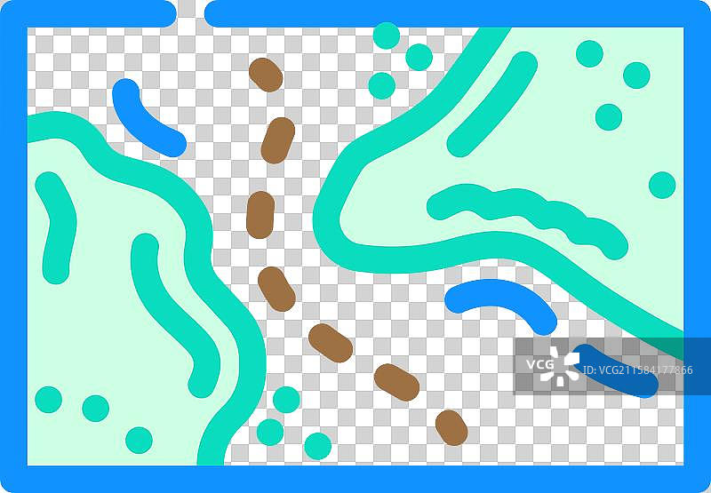 航海图 航行运动 彩色图标图片素材