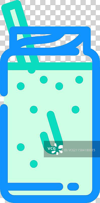 沙拉奶昔餐饮颜色图标图片素材