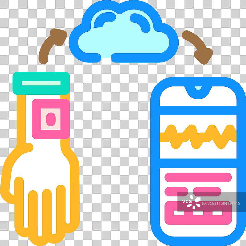 远程患者监测医疗创新图片素材