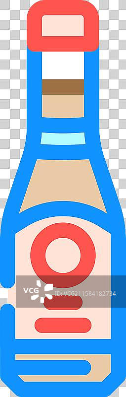 照烧酱调味品颜色图标图片素材