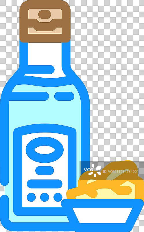 辣根调味品颜色图标图片素材